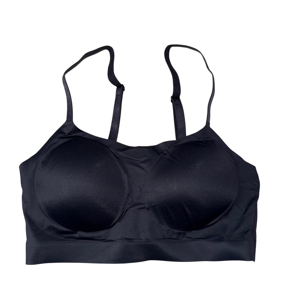 Soma Enbliss Luxe Adjustable Bralette Black Wireless Seamless‎ Bra Size M